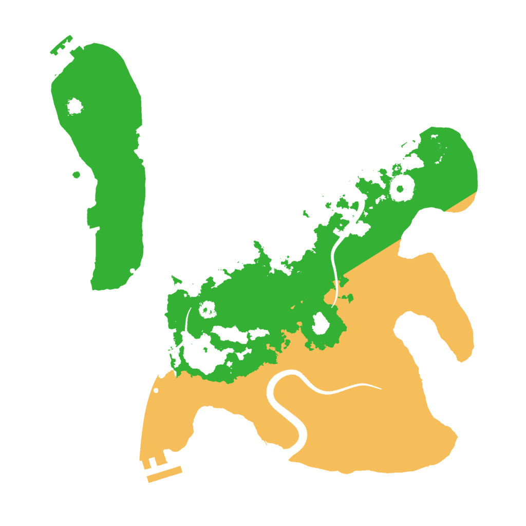 Biome Rust Map: Procedural Map, Size: 3000, Seed: 66340382