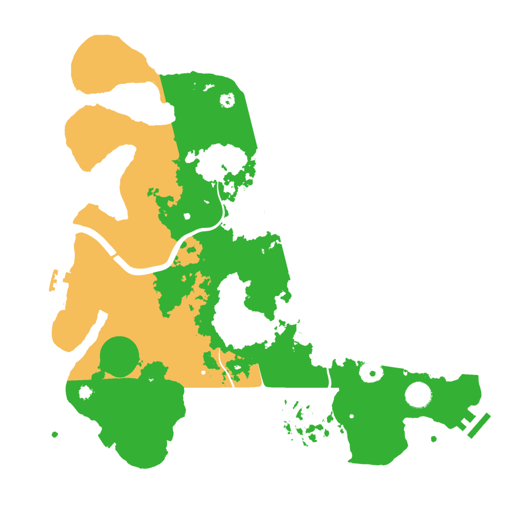 Biome Rust Map: Procedural Map, Size: 3500, Seed: 2055171290