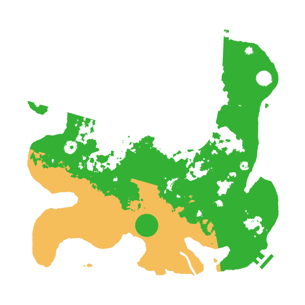 Biome Rust Map: Procedural Map, Size: 3495, Seed: 7094066