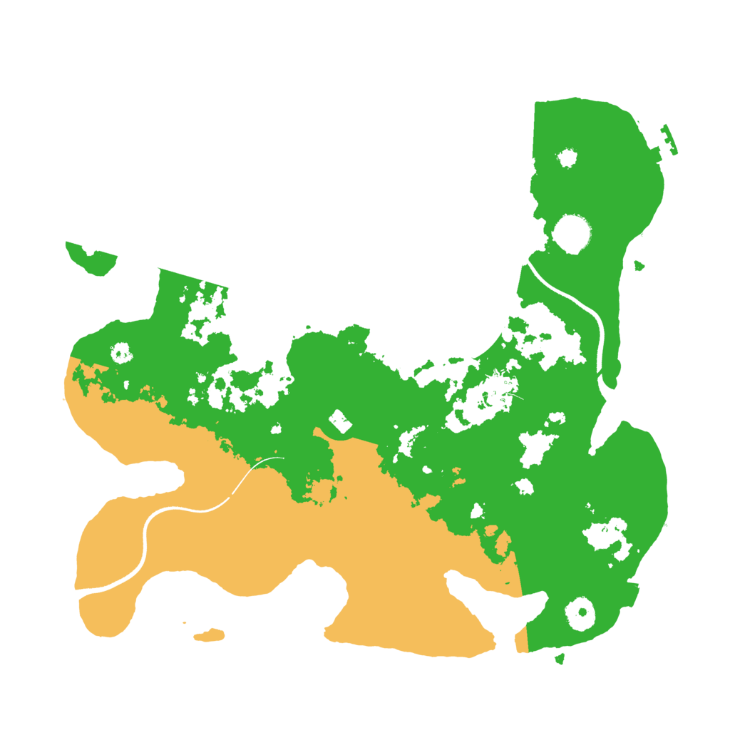 Biome Rust Map: Procedural Map, Size: 3495, Seed: 7094066