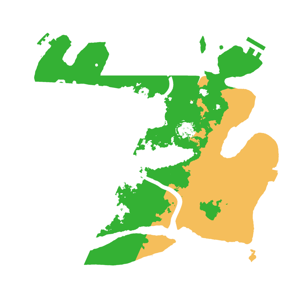 Biome Rust Map: Procedural Map, Size: 3000, Seed: 920175