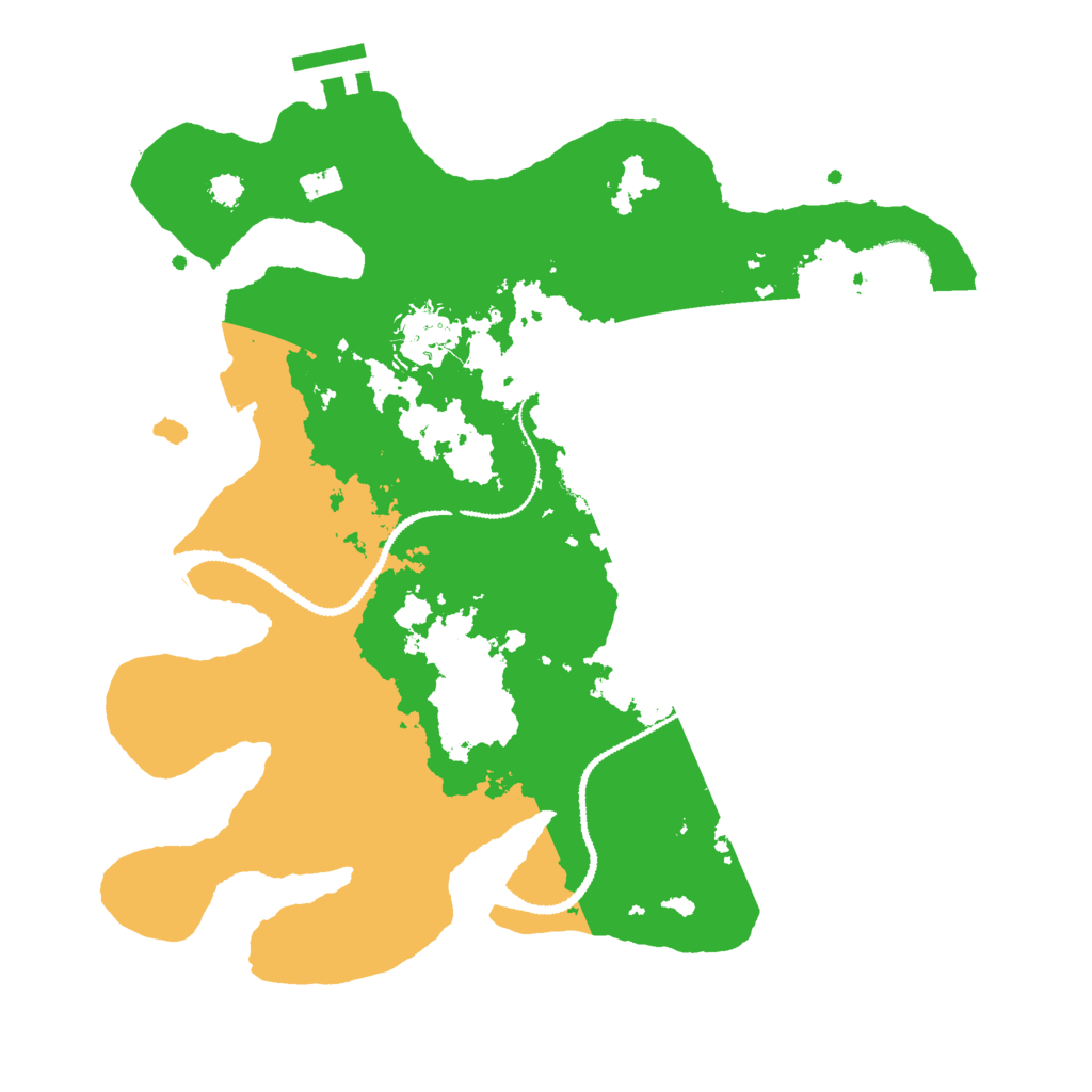 Biome Rust Map: Procedural Map, Size: 3000, Seed: 1195697800