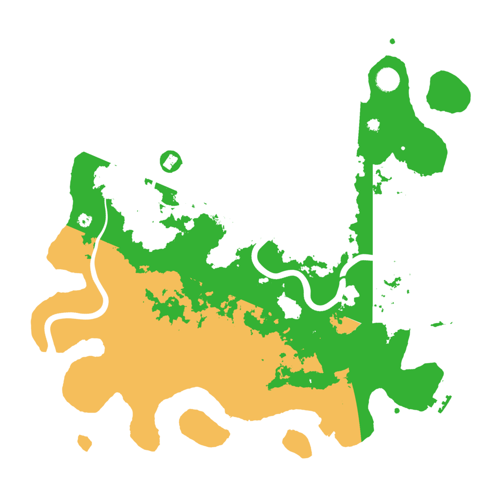 Biome Rust Map: Procedural Map, Size: 3700, Seed: 2038643765