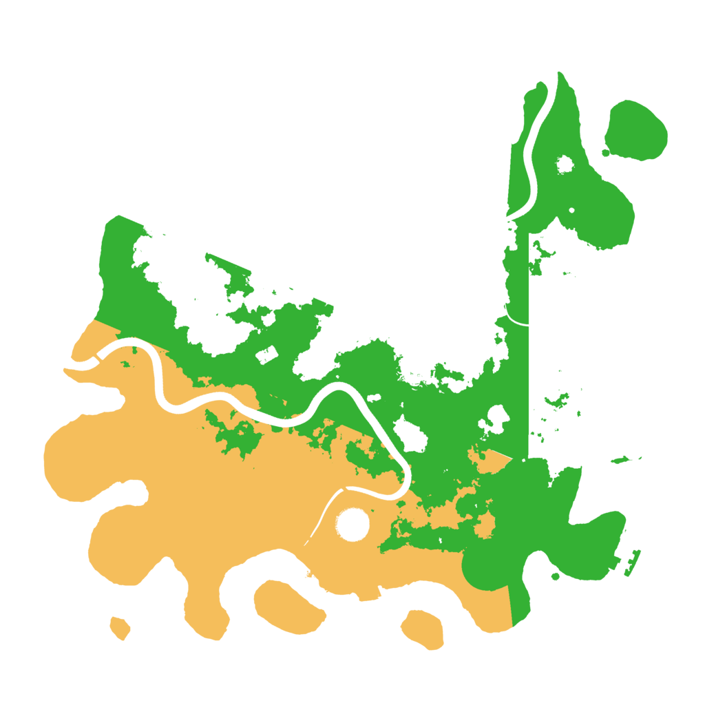 Biome Rust Map: Procedural Map, Size: 3700, Seed: 2038643765