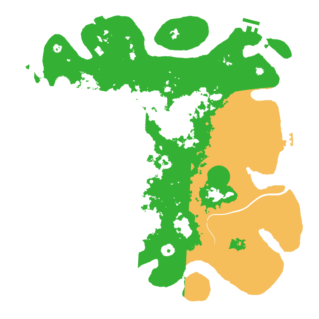 Biome Rust Map: Procedural Map, Size: 3750, Seed: 23424563