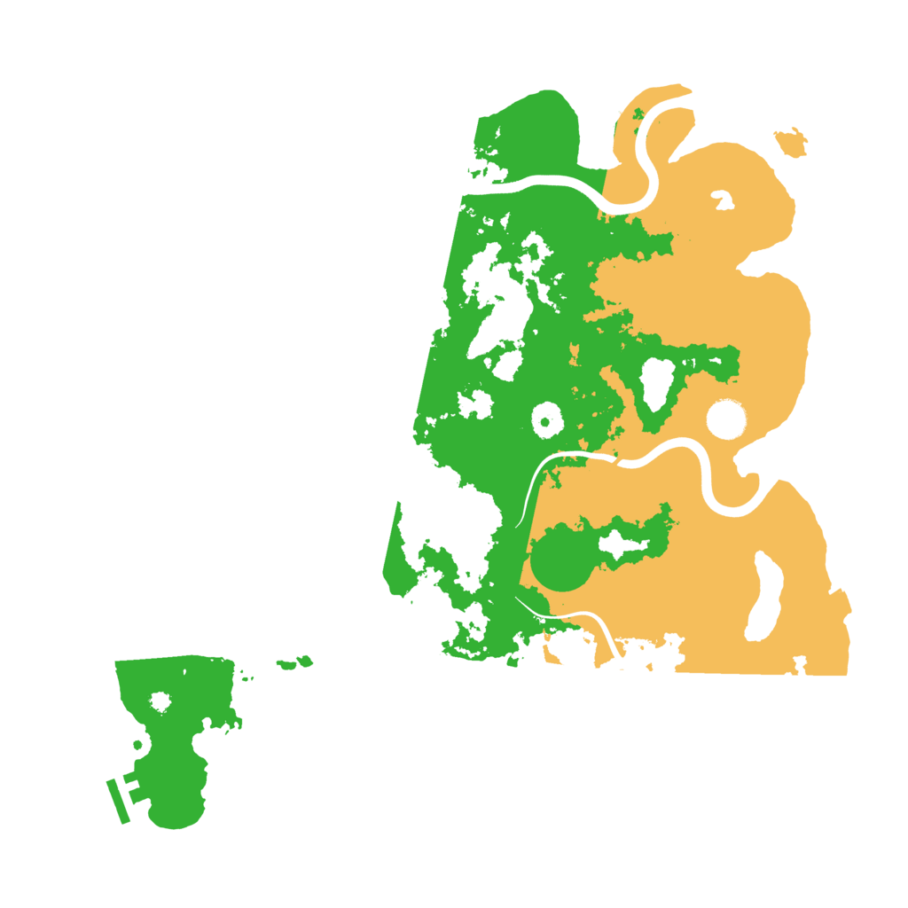 Biome Rust Map: Procedural Map, Size: 4000, Seed: 2014077088