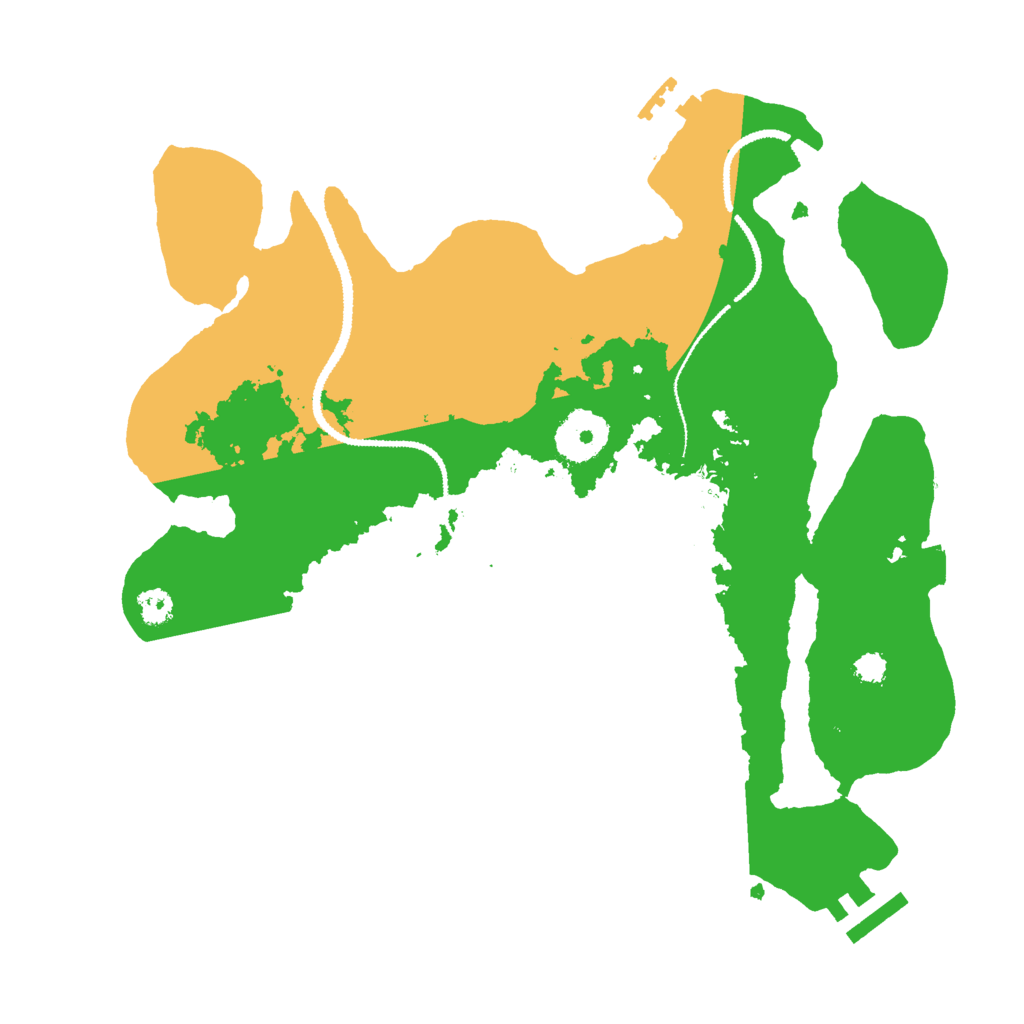 Biome Rust Map: Procedural Map, Size: 3000, Seed: 1570531472
