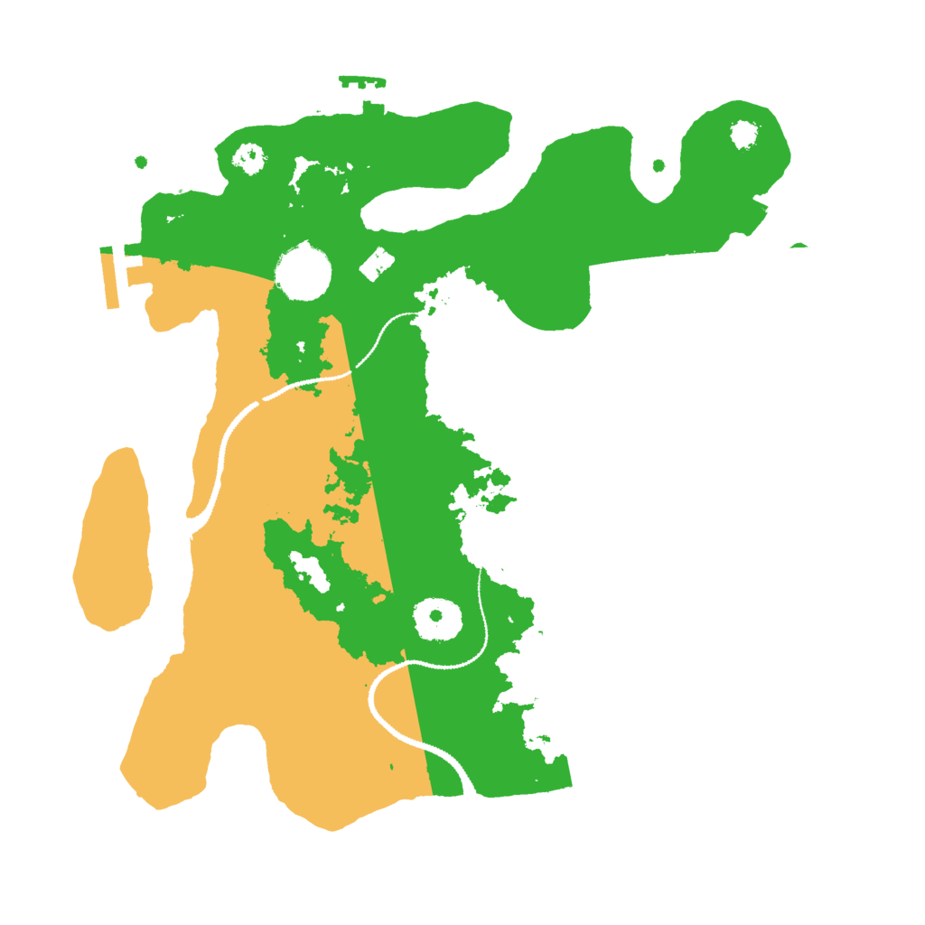 Biome Rust Map: Procedural Map, Size: 3000, Seed: 29074691