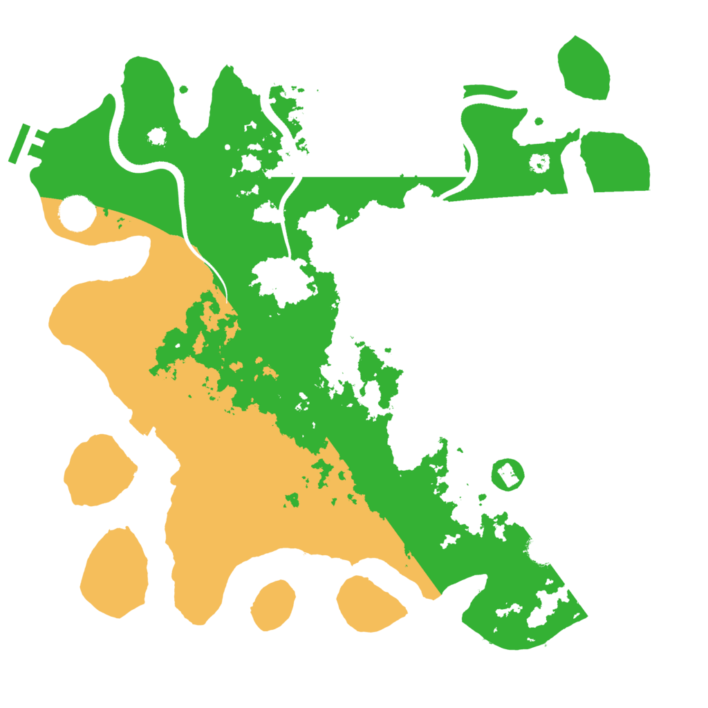 Biome Rust Map: Procedural Map, Size: 3500, Seed: 356966507