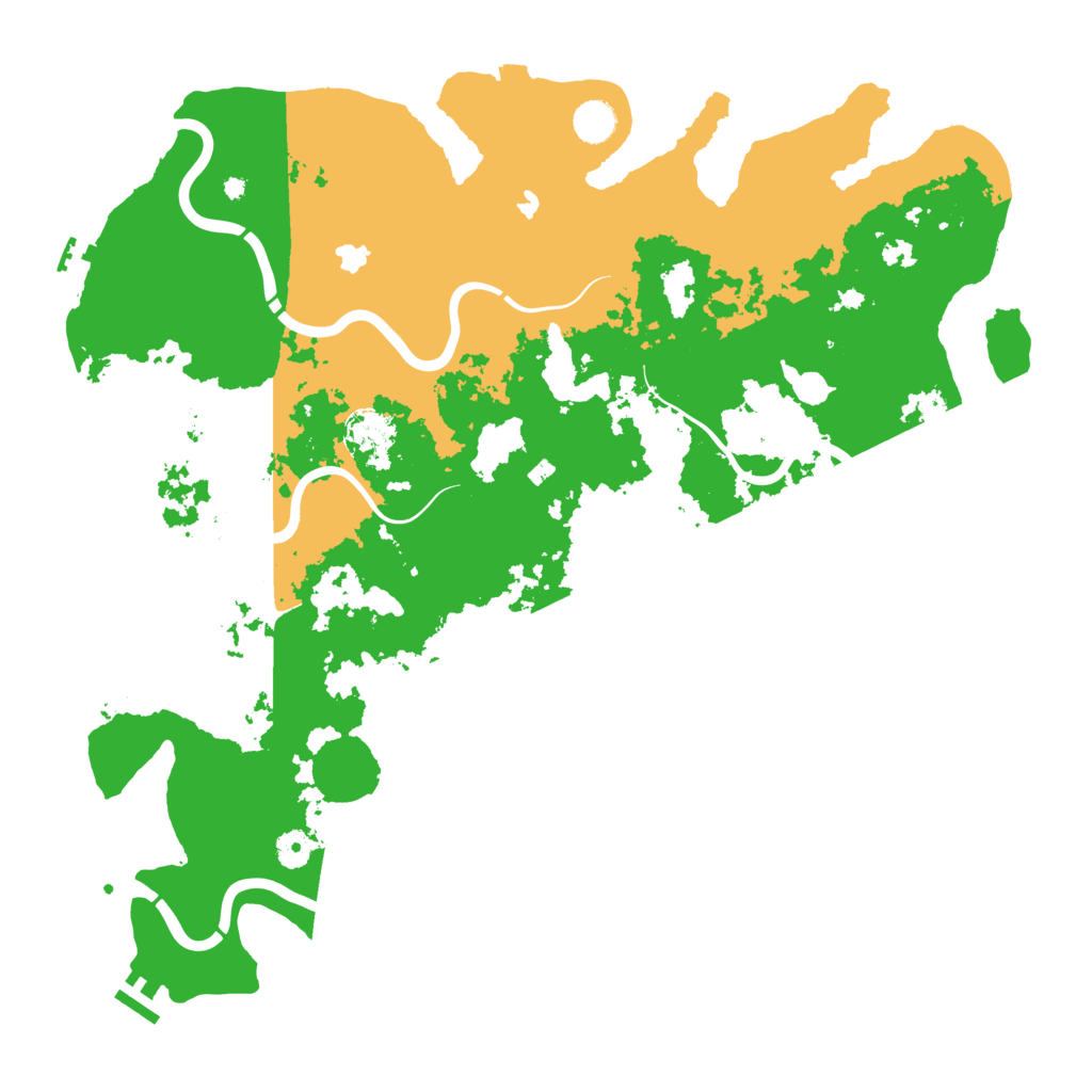 Biome Rust Map: Procedural Map, Size: 4500, Seed: 164820138