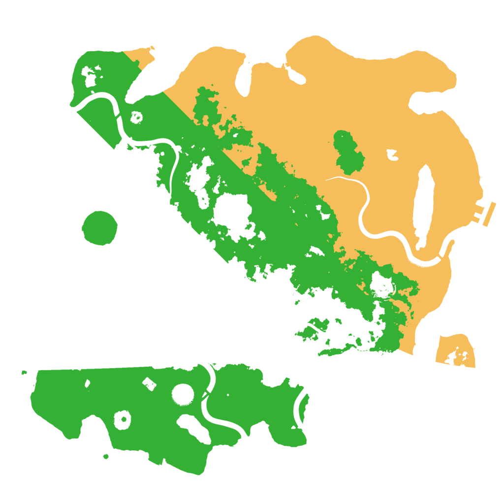 Biome Rust Map: Procedural Map, Size: 4050, Seed: 1383050349