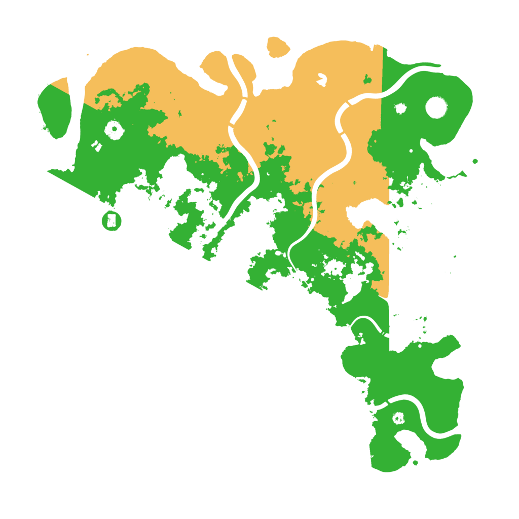 Biome Rust Map: Procedural Map, Size: 4250, Seed: 25487