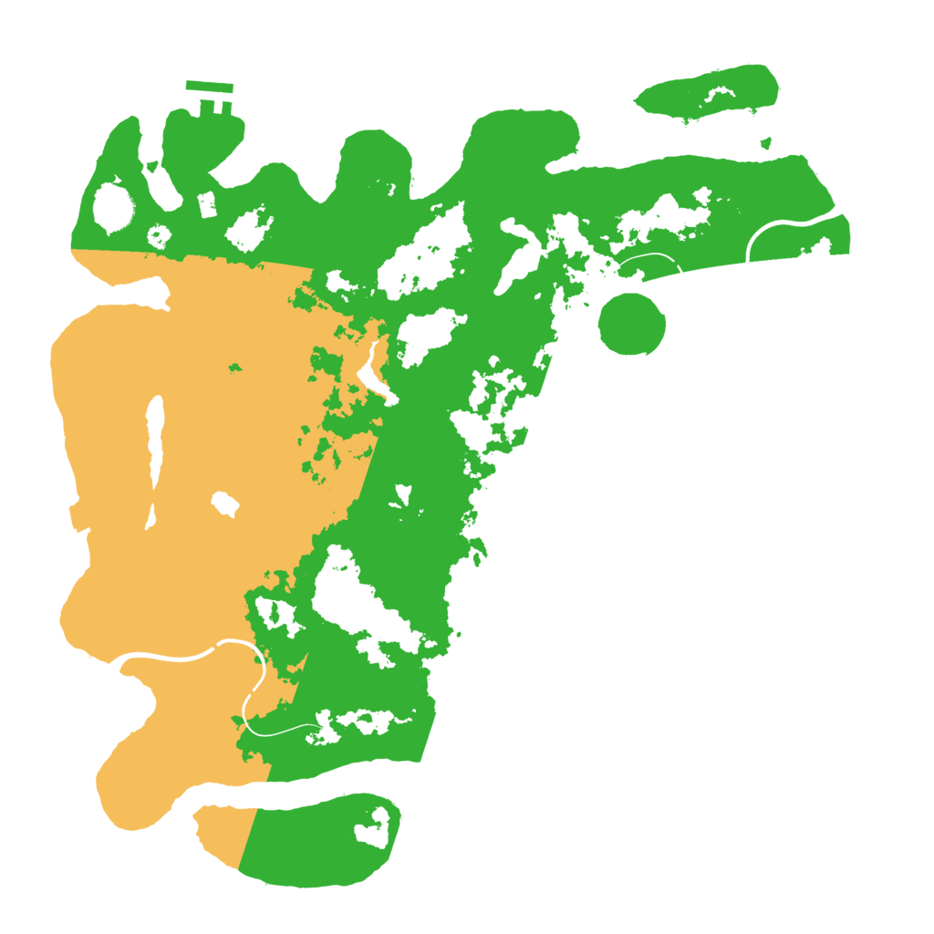 Biome Rust Map: Procedural Map, Size: 4000, Seed: 463247590
