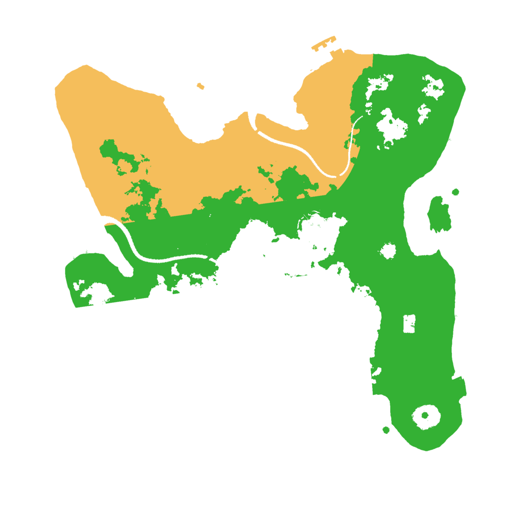 Biome Rust Map: Procedural Map, Size: 3000, Seed: 477231303