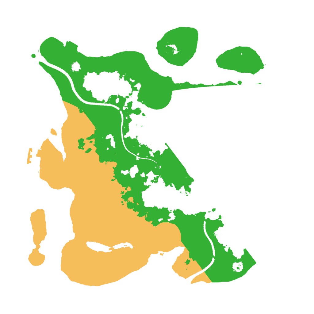 Biome Rust Map: Procedural Map, Size: 3000, Seed: 2016436268
