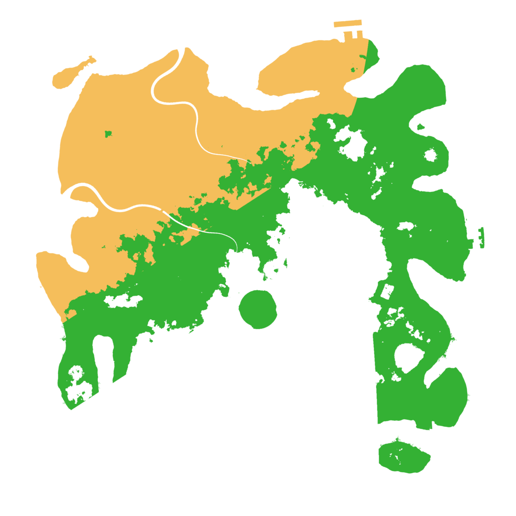 Biome Rust Map: Procedural Map, Size: 3750, Seed: 34567