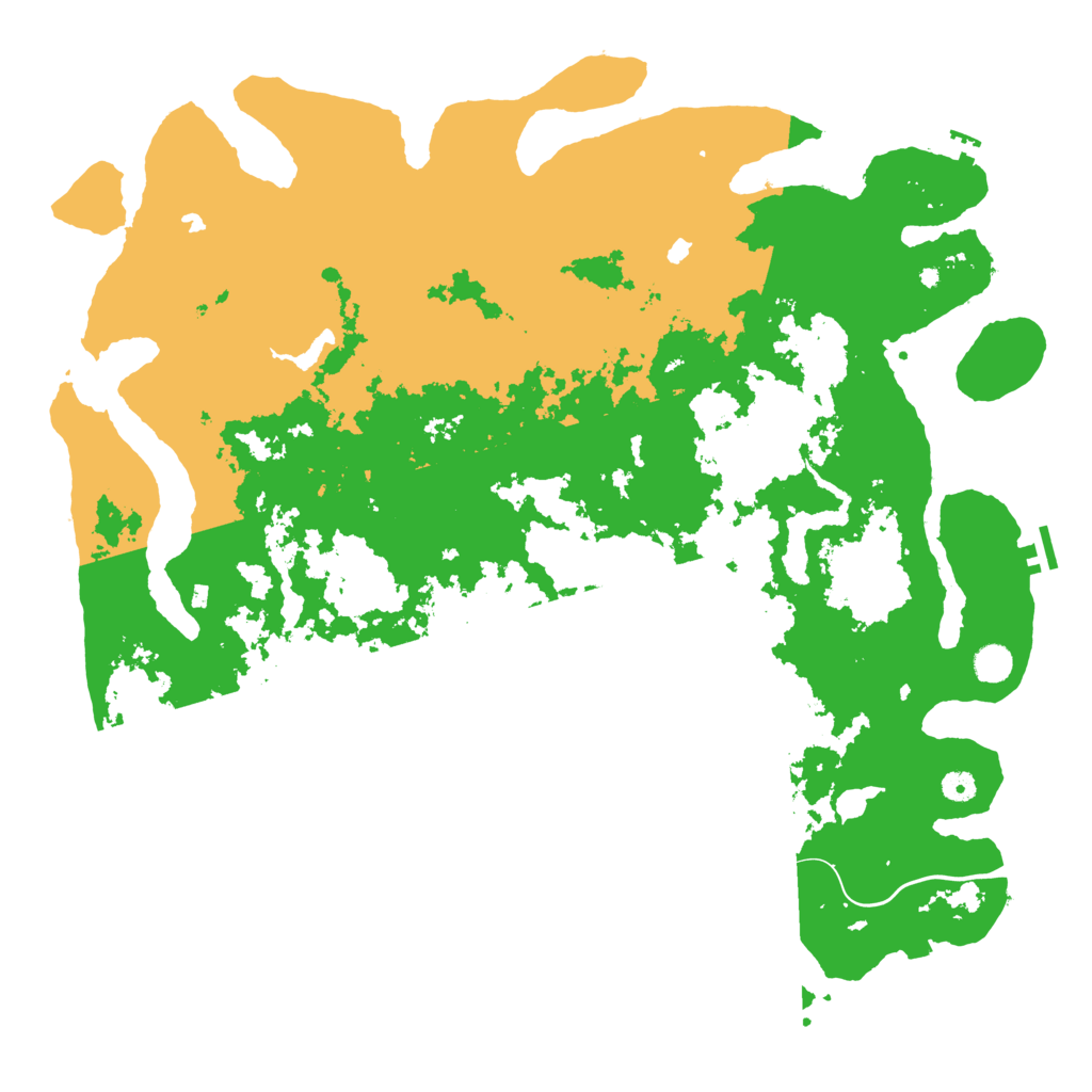 Biome Rust Map: Procedural Map, Size: 5000, Seed: 1152656073