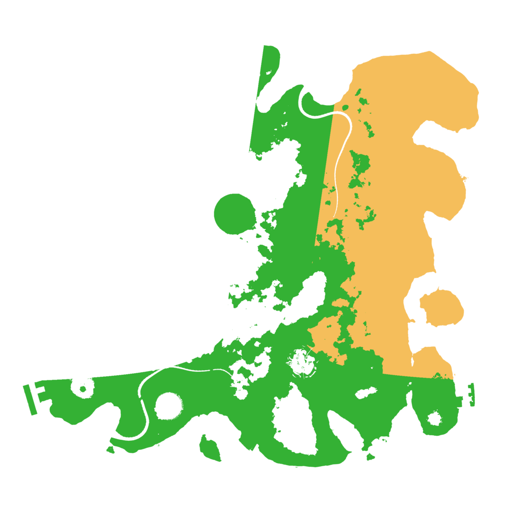 Biome Rust Map: Procedural Map, Size: 3400, Seed: 203869263