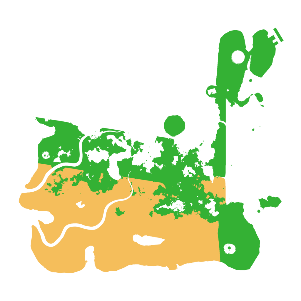 Biome Rust Map: Procedural Map, Size: 4000, Seed: 23476
