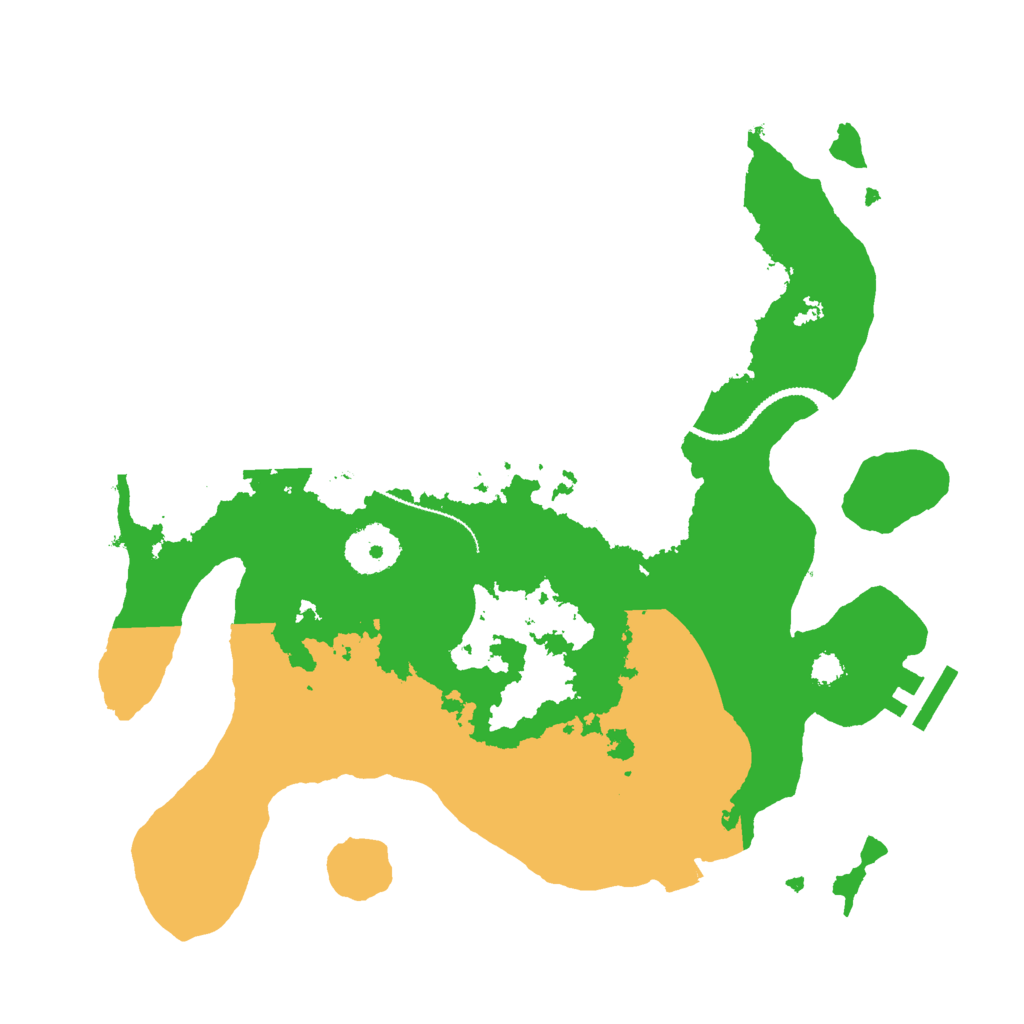 Biome Rust Map: Procedural Map, Size: 3000, Seed: 1679961495