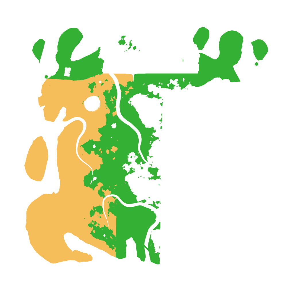 Biome Rust Map: Procedural Map, Size: 3500, Seed: 584570053