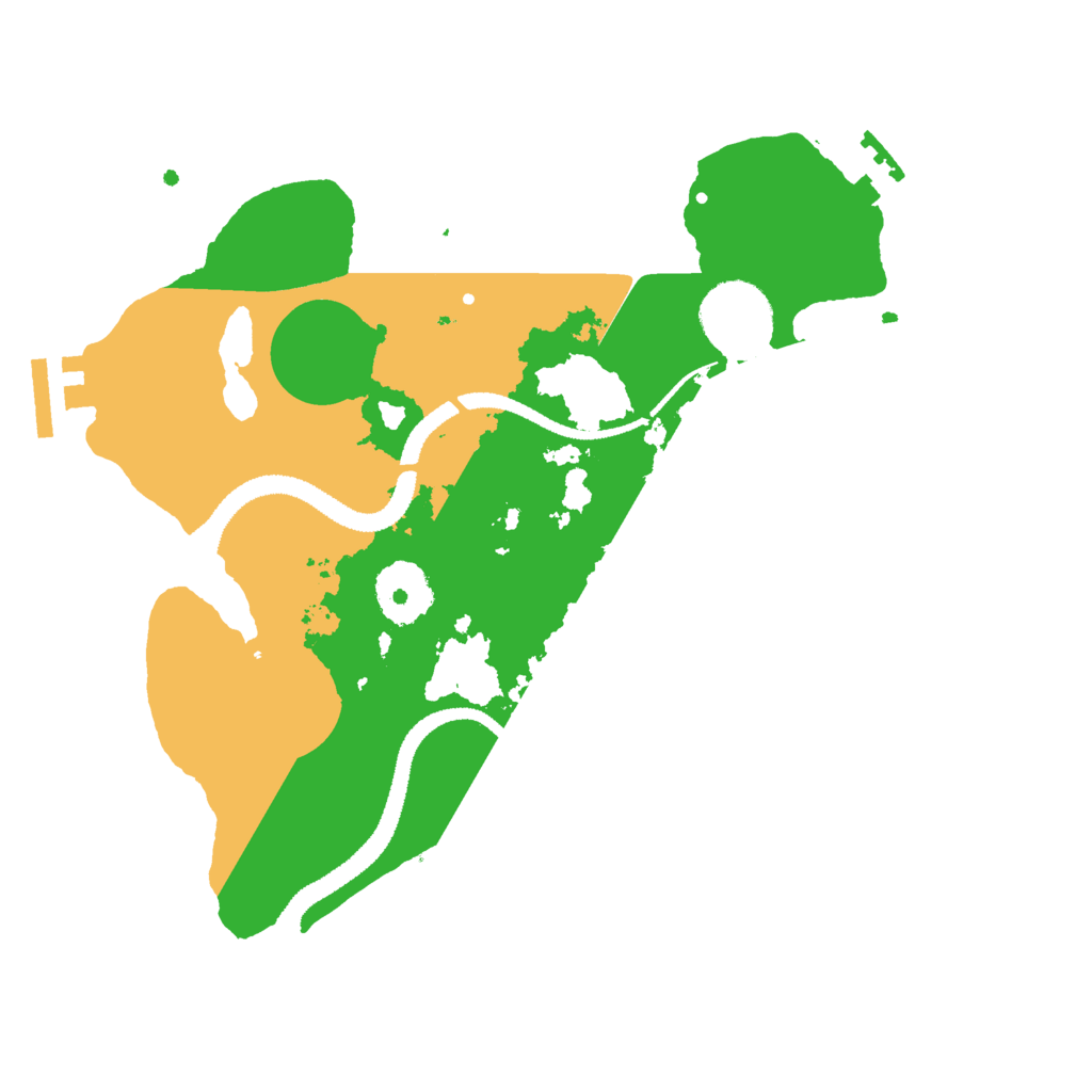 Biome Rust Map: Procedural Map, Size: 2800, Seed: 3052
