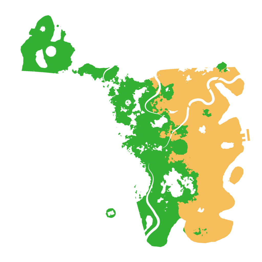 Biome Rust Map: Procedural Map, Size: 4500, Seed: 868269450