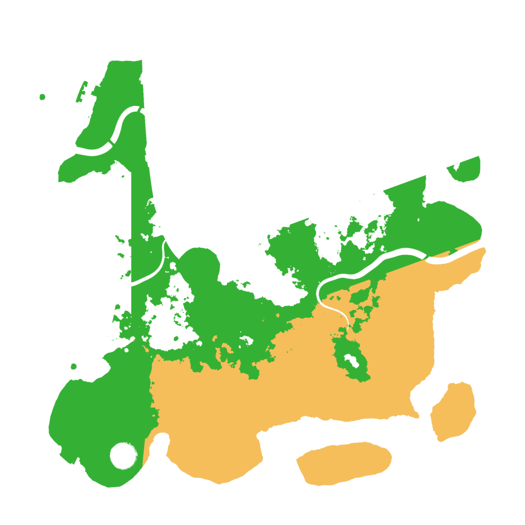 Biome Rust Map: Procedural Map, Size: 3500, Seed: 430978