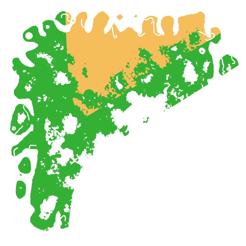 Biome Rust Map: Procedural Map, Size: 6000, Seed: 100091155