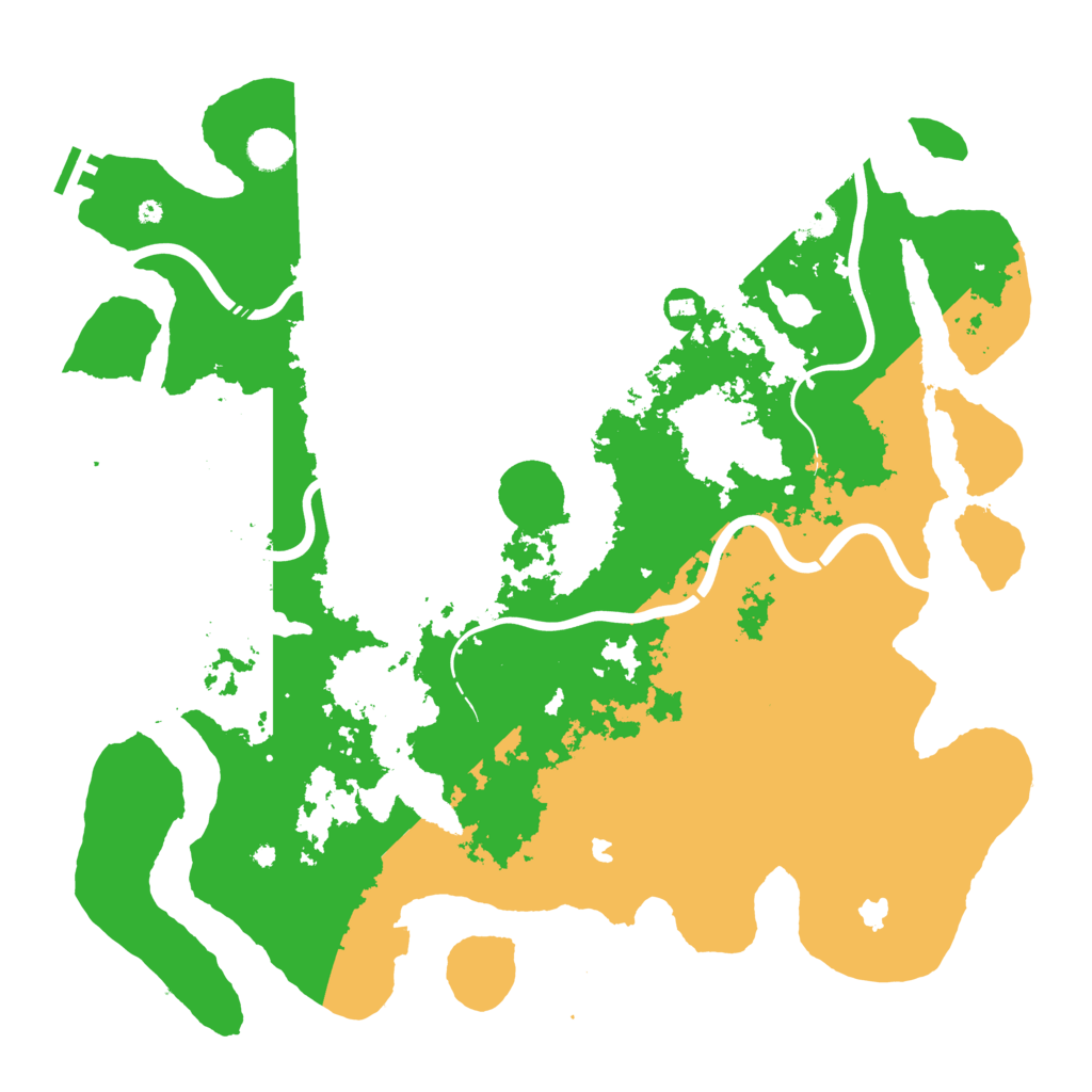 Biome Rust Map: Procedural Map, Size: 4500, Seed: 1365017810