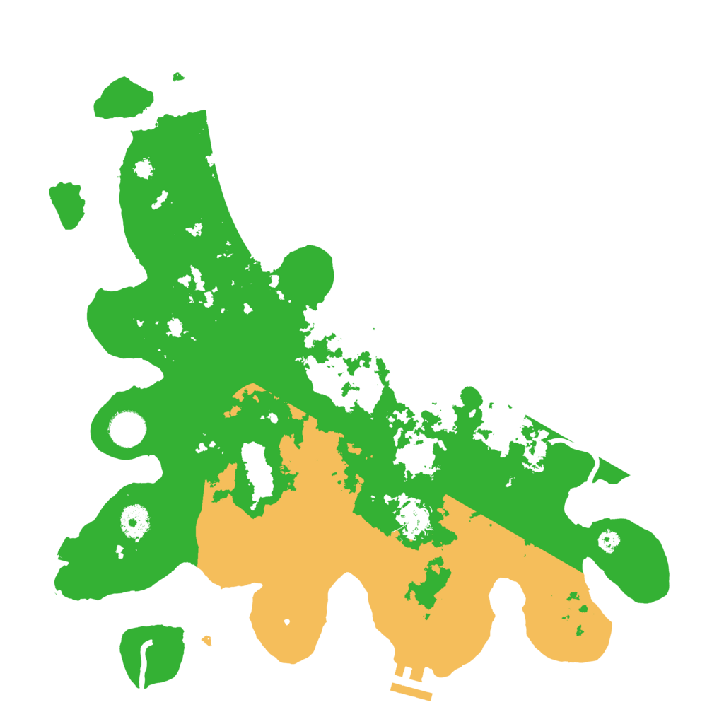 Biome Rust Map: Procedural Map, Size: 3500, Seed: 5554