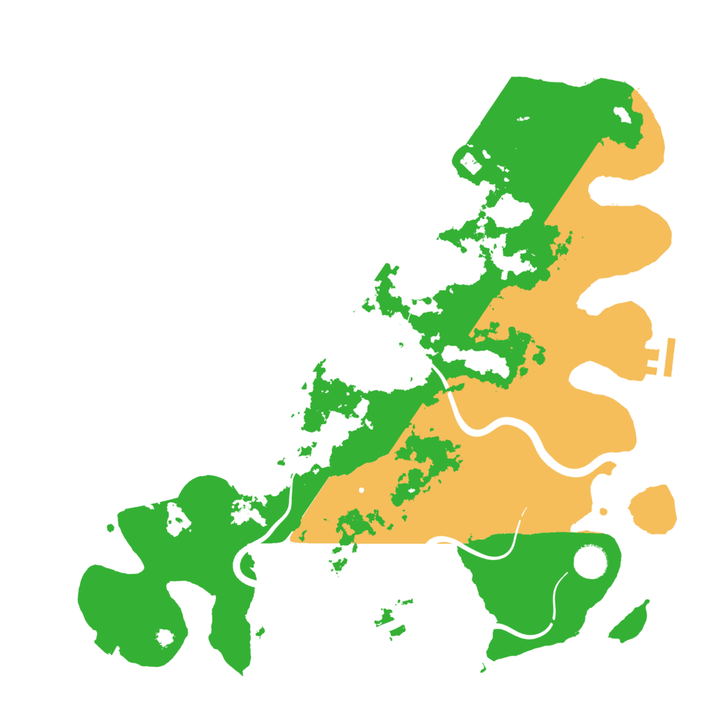 Biome Rust Map: Procedural Map, Size: 3800, Seed: 12607