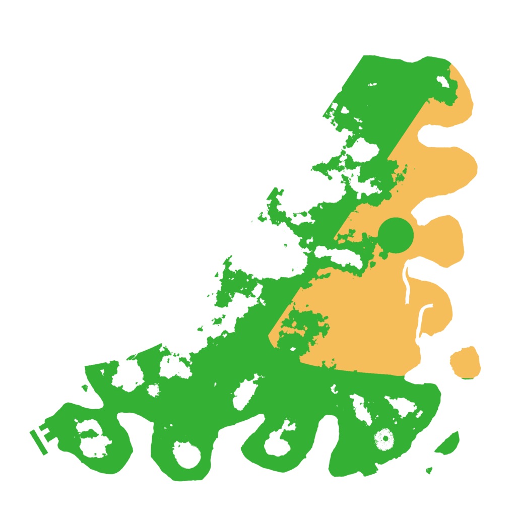 Biome Rust Map: Procedural Map, Size: 3800, Seed: 12607