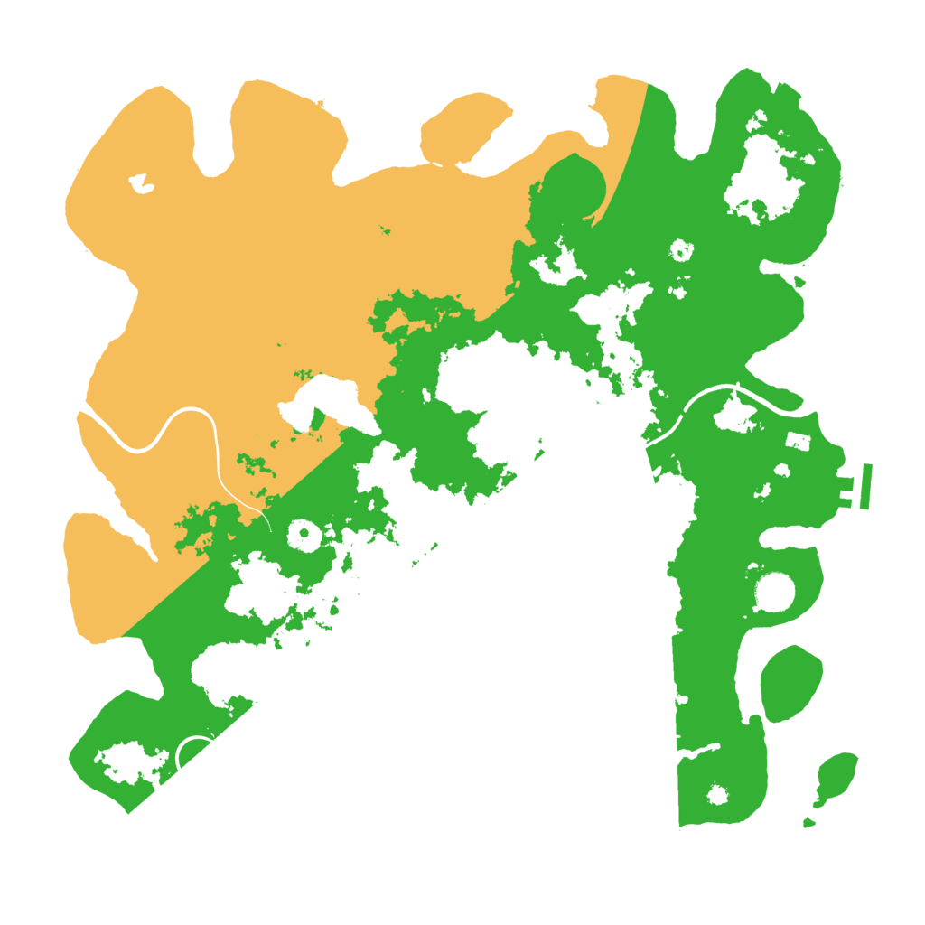 Biome Rust Map: Procedural Map, Size: 4096, Seed: 102607