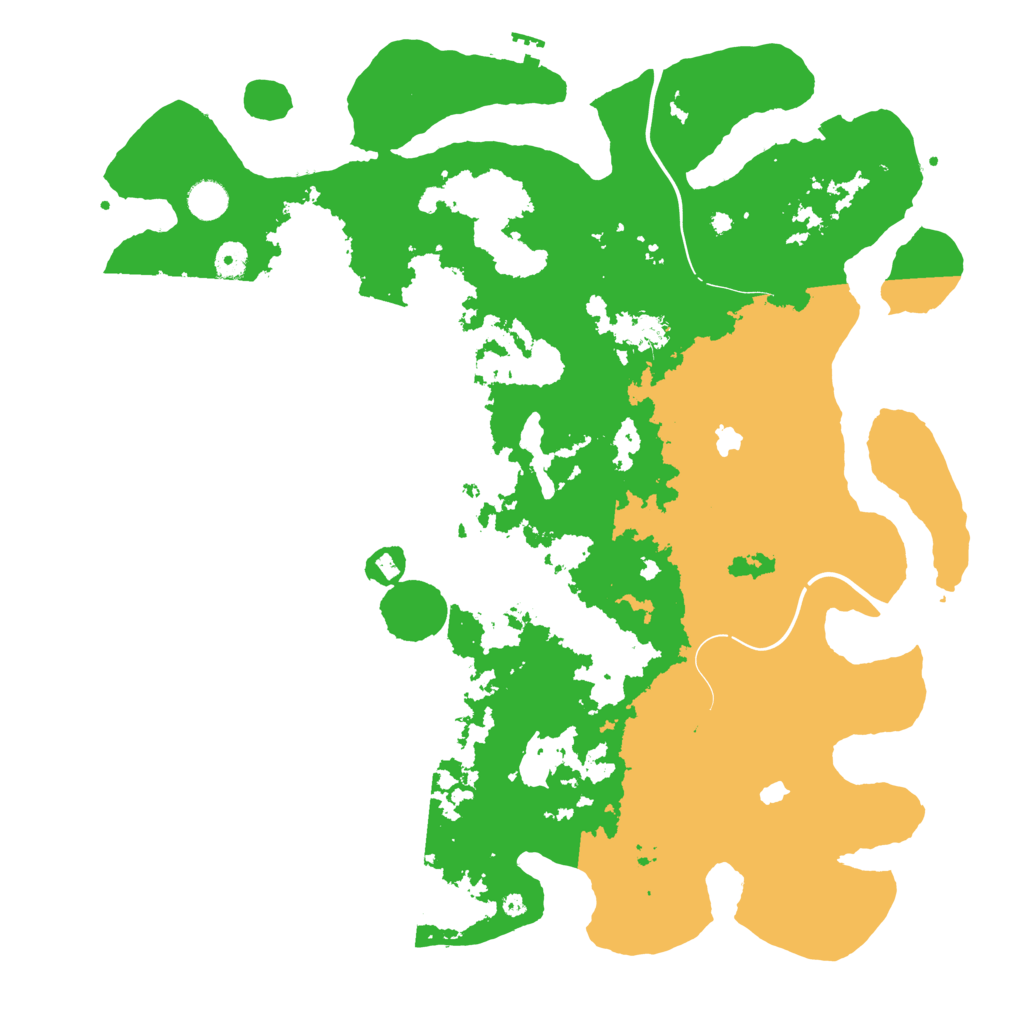 Biome Rust Map: Procedural Map, Size: 4500, Seed: 15835