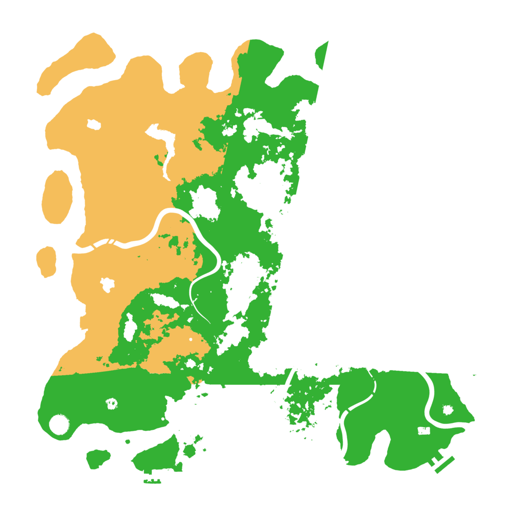 Biome Rust Map: Procedural Map, Size: 4500, Seed: 28475