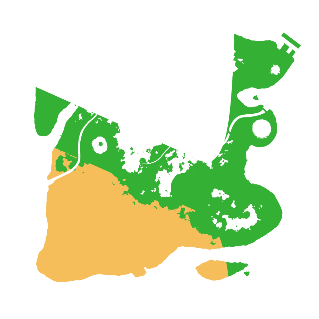 Biome Rust Map: Procedural Map, Size: 3000, Seed: 1488900522