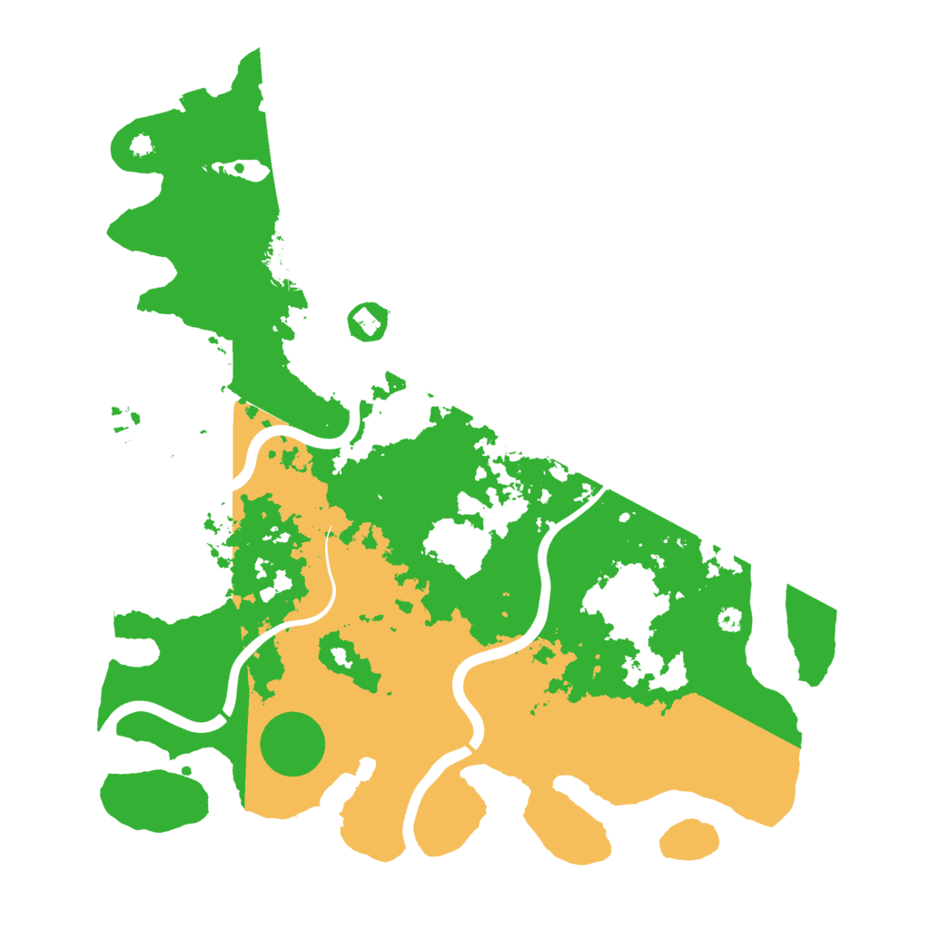 Biome Rust Map: Procedural Map, Size: 3800, Seed: 60681