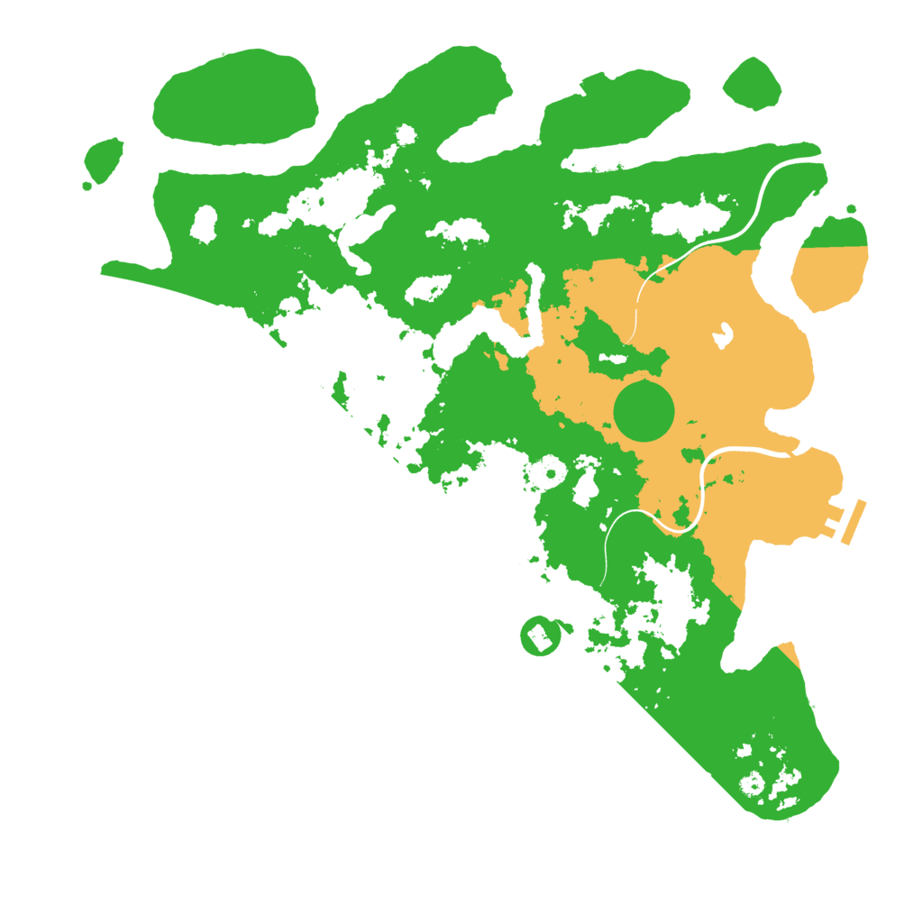 Biome Rust Map: Procedural Map, Size: 4000, Seed: 57482