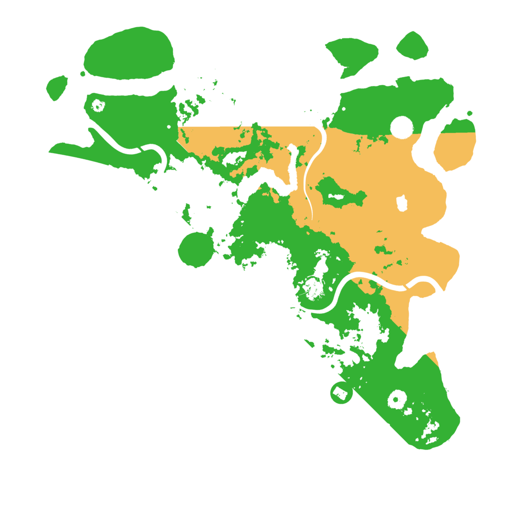 Biome Rust Map: Procedural Map, Size: 4000, Seed: 57482