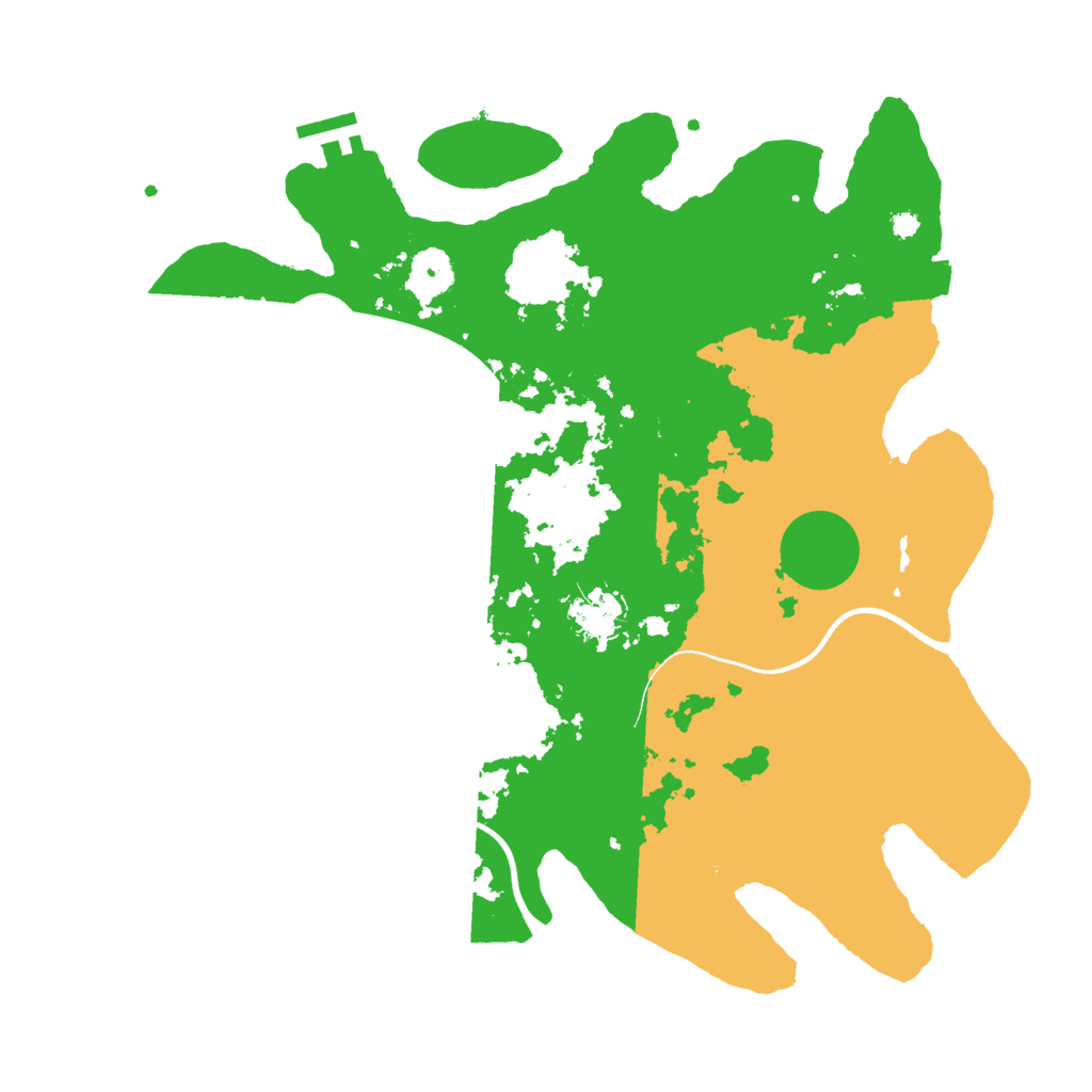 Biome Rust Map: Procedural Map, Size: 3650, Seed: 1249965