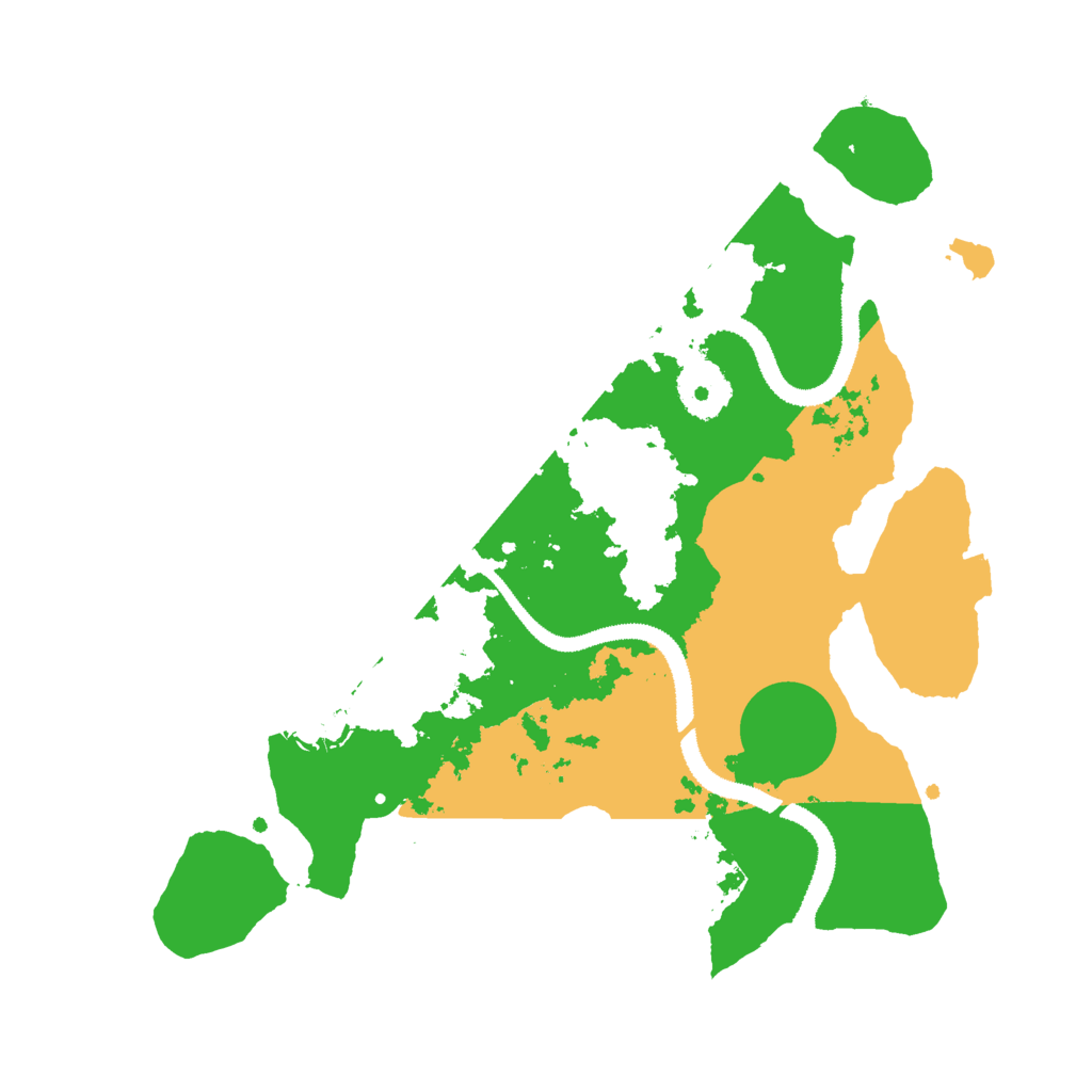 Biome Rust Map: Procedural Map, Size: 3000, Seed: 915221147