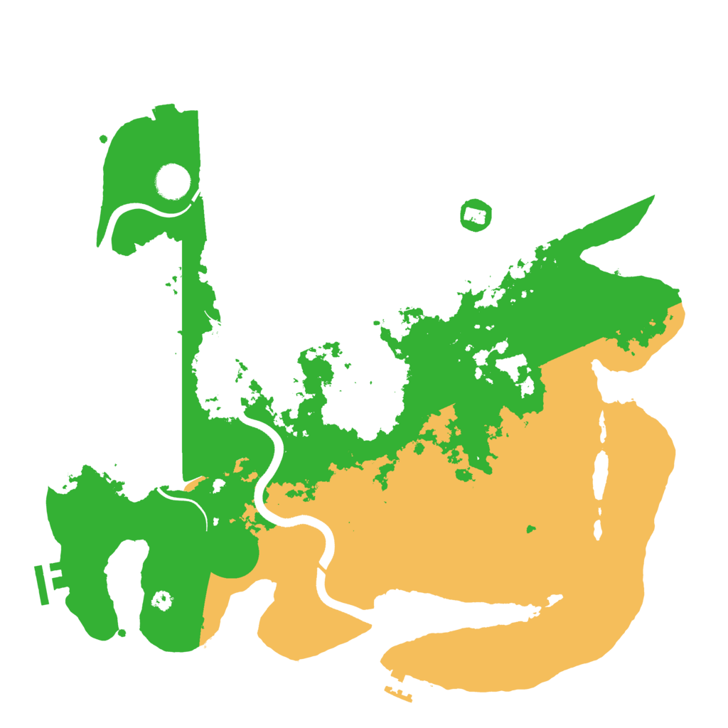Biome Rust Map: Procedural Map, Size: 3700, Seed: 5674984