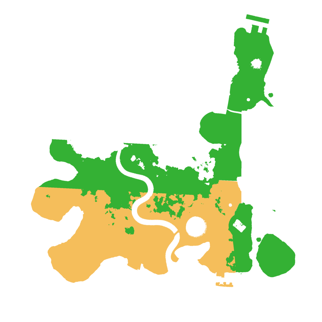 Biome Rust Map: Procedural Map, Size: 2800, Seed: 200940