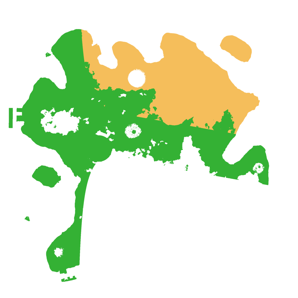 Biome Rust Map: Procedural Map, Size: 3000, Seed: 388001