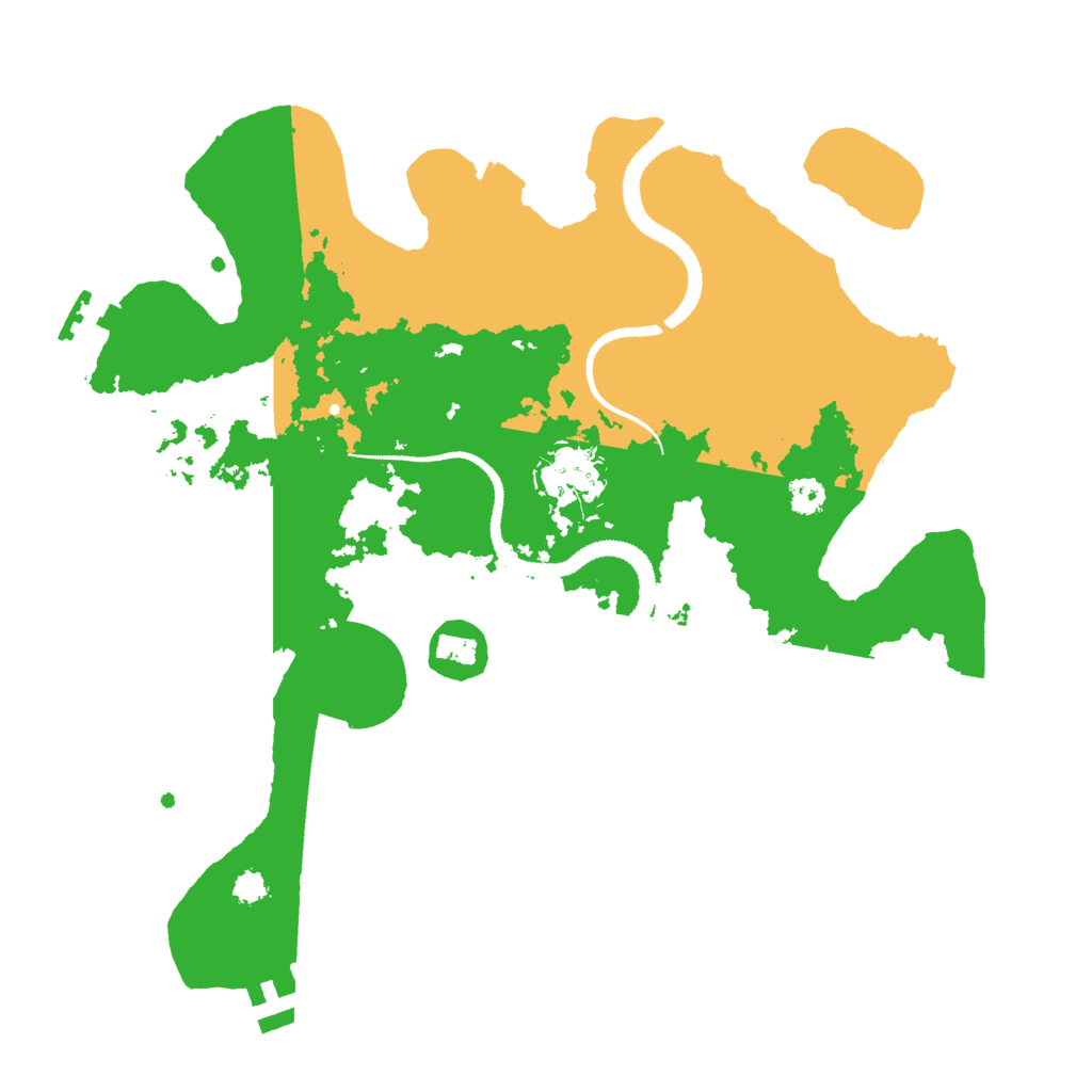 Biome Rust Map: Procedural Map, Size: 3000, Seed: 388001