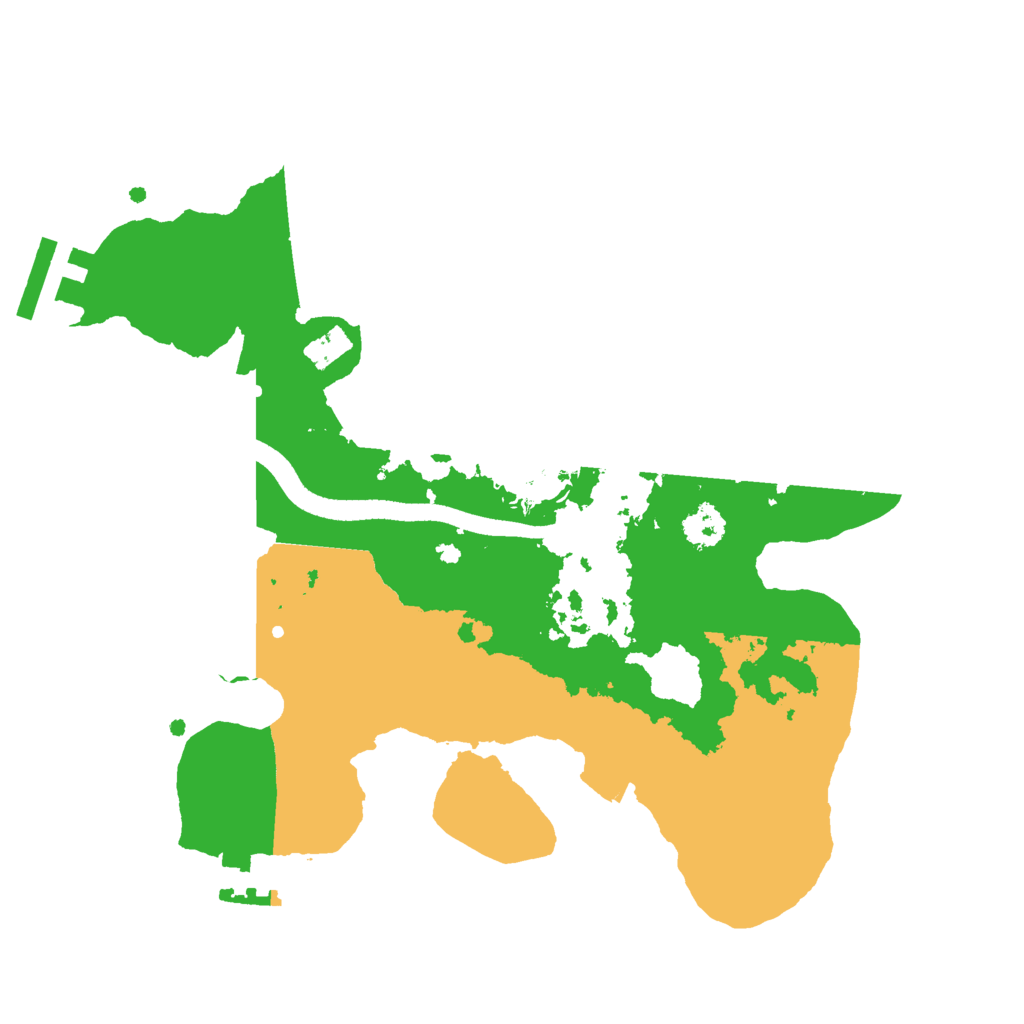 Biome Rust Map: Procedural Map, Size: 2500, Seed: 220