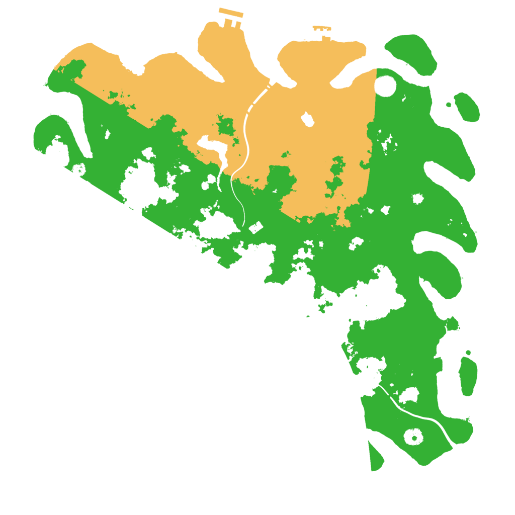 Biome Rust Map: Procedural Map, Size: 4250, Seed: 667146