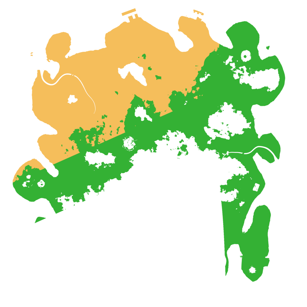 Biome Rust Map: Procedural Map, Size: 4250, Seed: 600628
