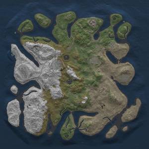 Thumbnail Rust Map: Procedural Map, Size: 4000, Seed: 4567, 12 Monuments